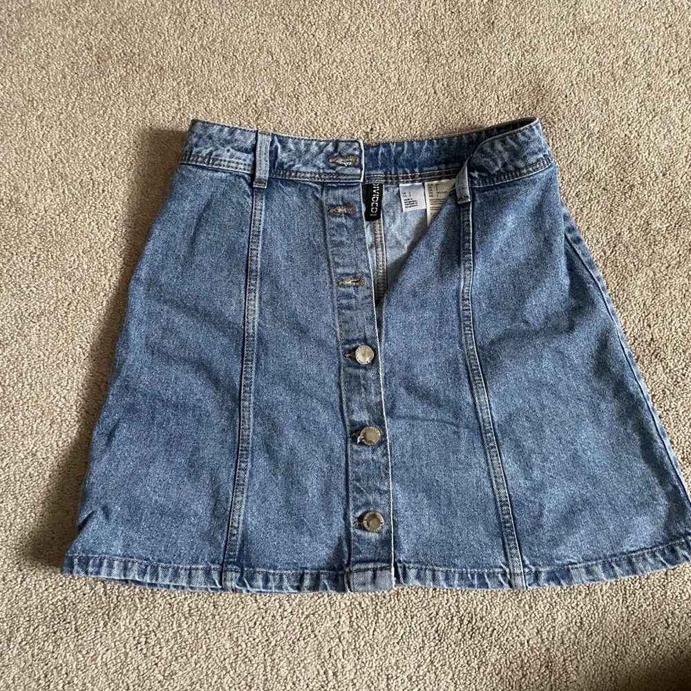 H&M Divided Jean Skirt